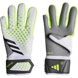 imageadidas UnisexAdult League Goalie Predator GlovesWhiteLucid LemonBlack