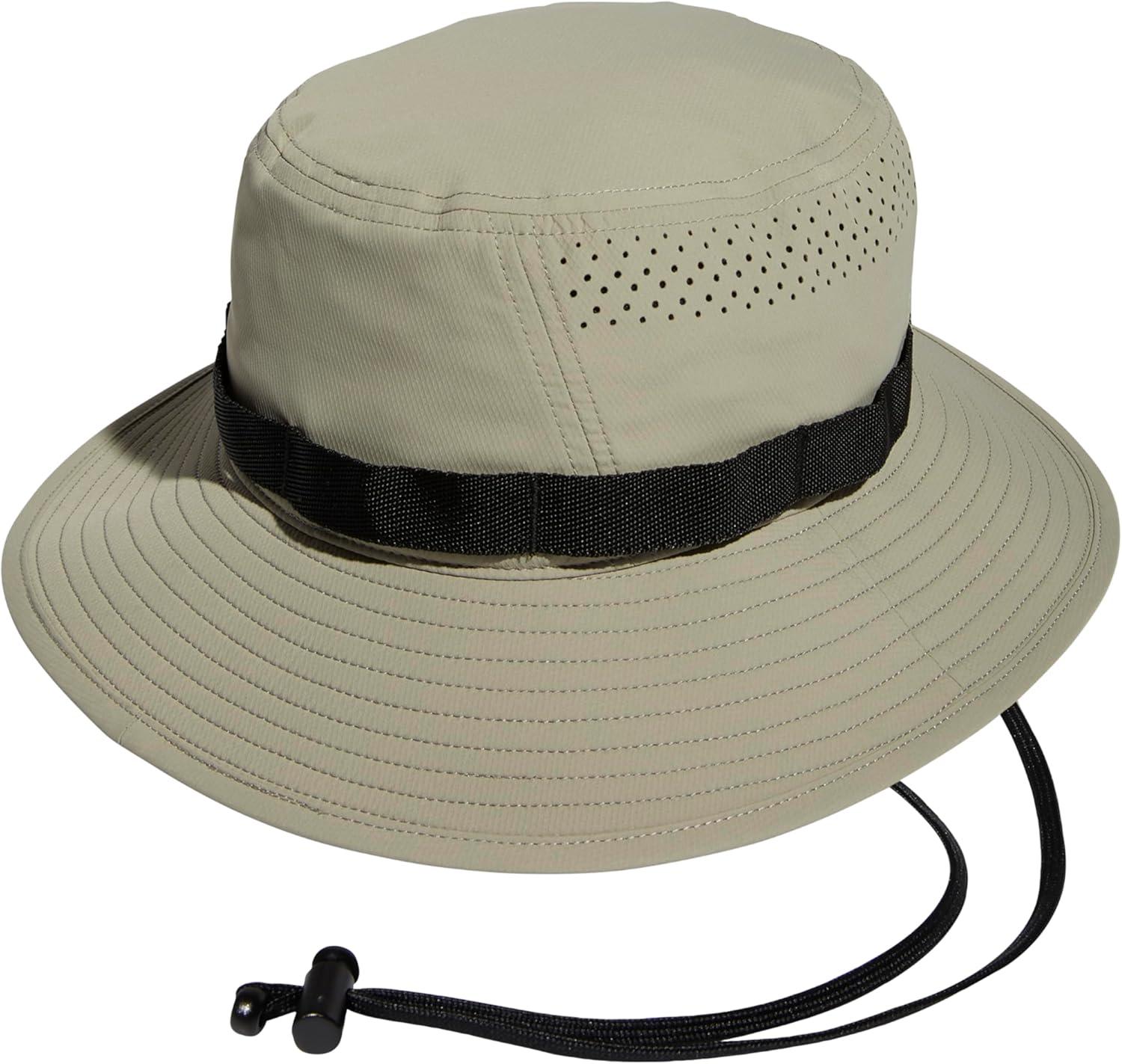 imageAdidas Mens Victory Bucket Hat for Men  Athletic Sun Cap for OutdoorsFeather GreyBlack40