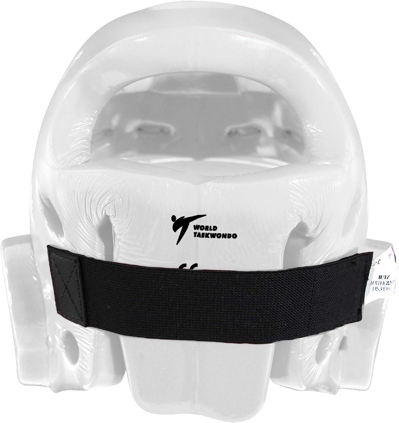 imageadidas Martial Arts Taekwondo Headgear with Face Shield  White Small