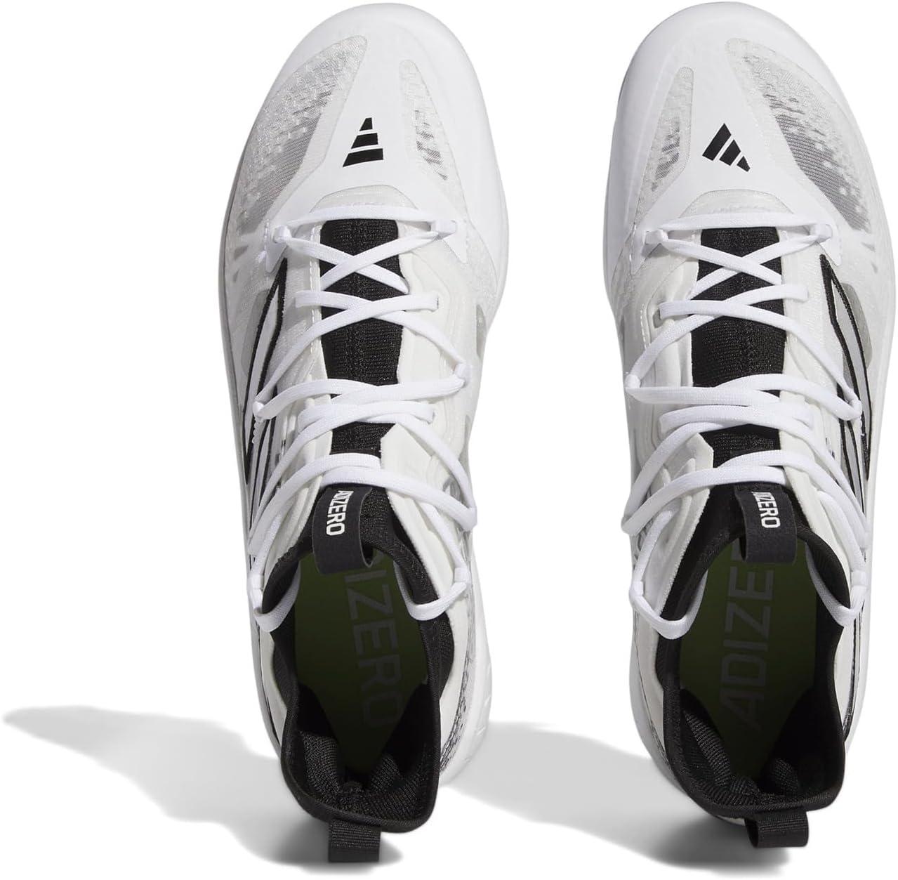 imageadidas Mens Adizero Afterburner 9 NwvCore BlackSilver MetallicWhite