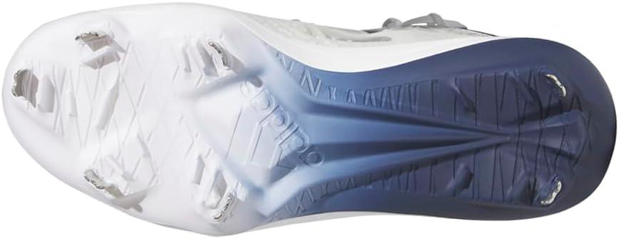 imageadidas Mens Adizero Afterburner 9 NwvTeam Navy BlueSilver MetallicWhite