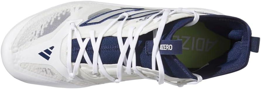 imageadidas Mens Adizero Afterburner 9 NwvTeam Navy BlueSilver MetallicWhite