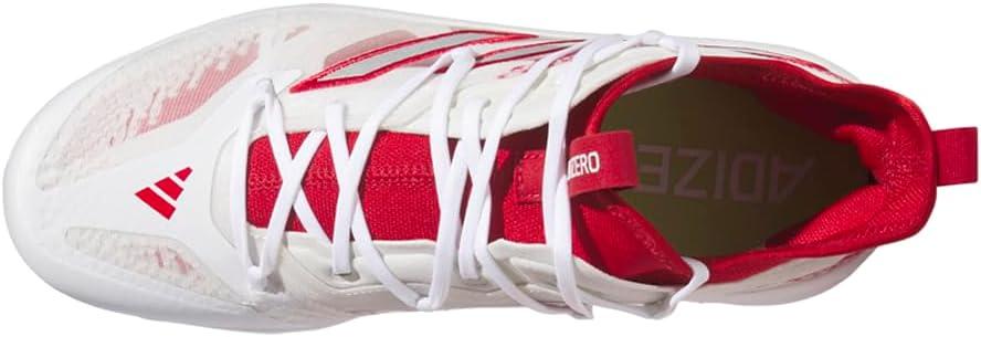 imageadidas Mens Adizero Afterburner 9 NwvTeam Power RedSilver MetallicWhite