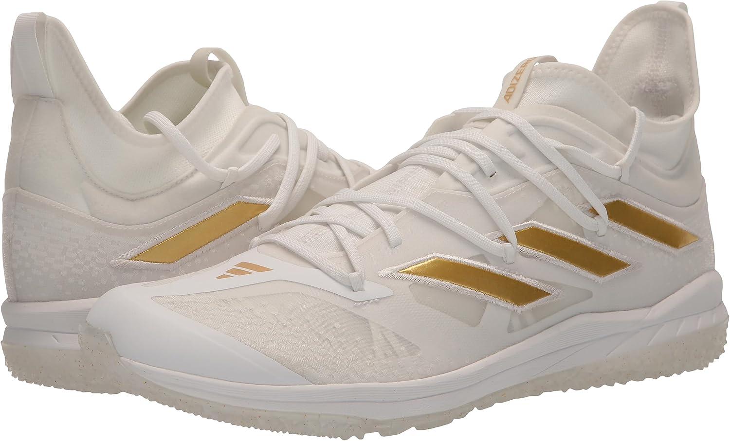 imageadidas Mens Adizero Afterburner 9 NwvWhiteGold MetallicGold Metallic