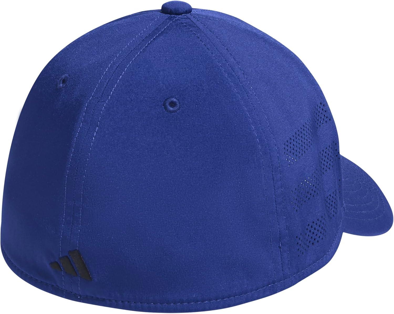 imageadidas Mens Gameday Stretch Fit Baseball CapSemi Lucid BlueLegend Ink Blue
