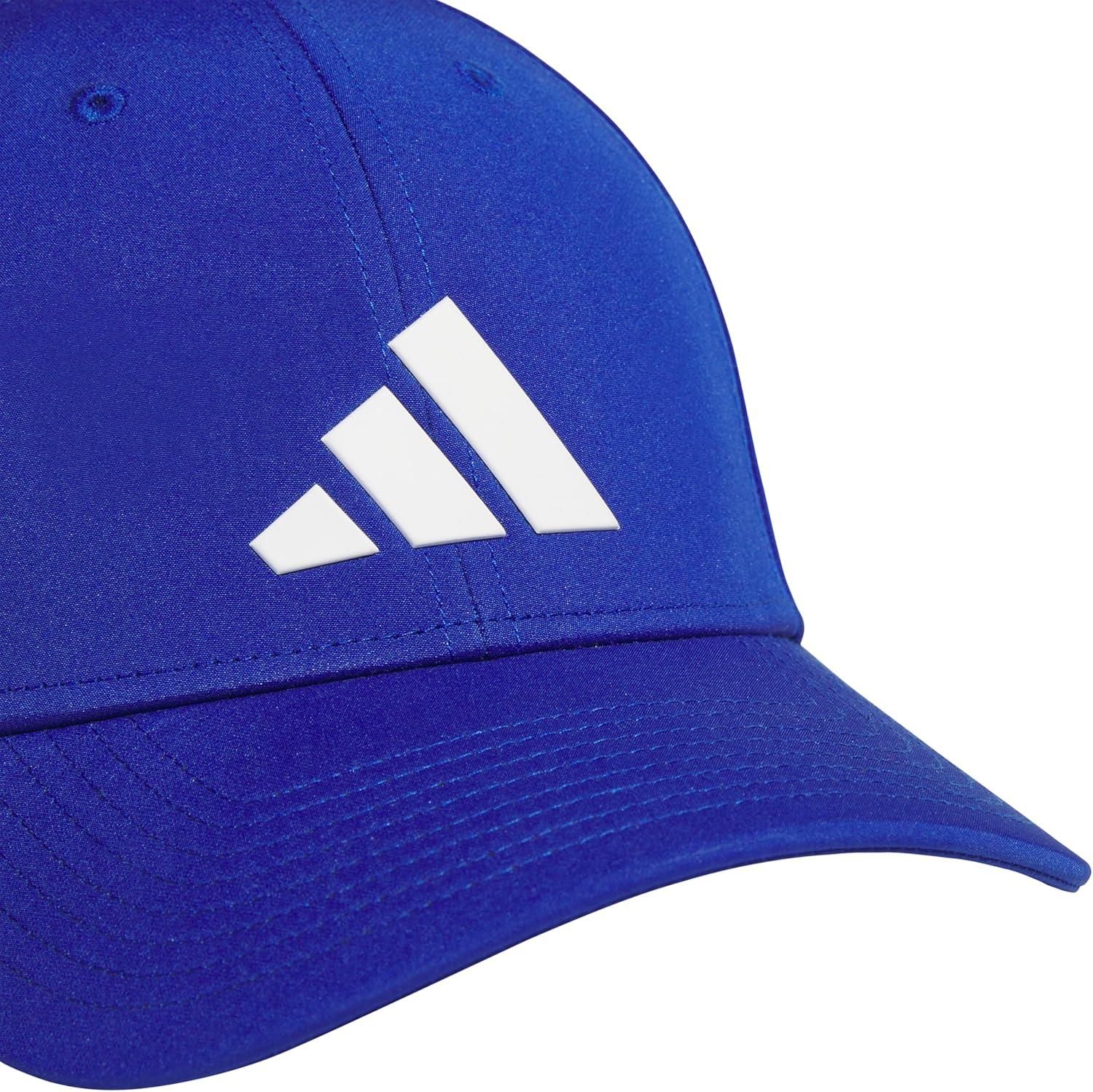 imageadidas Mens Gameday Stretch Fit Baseball CapTeam Royal BlueWhite