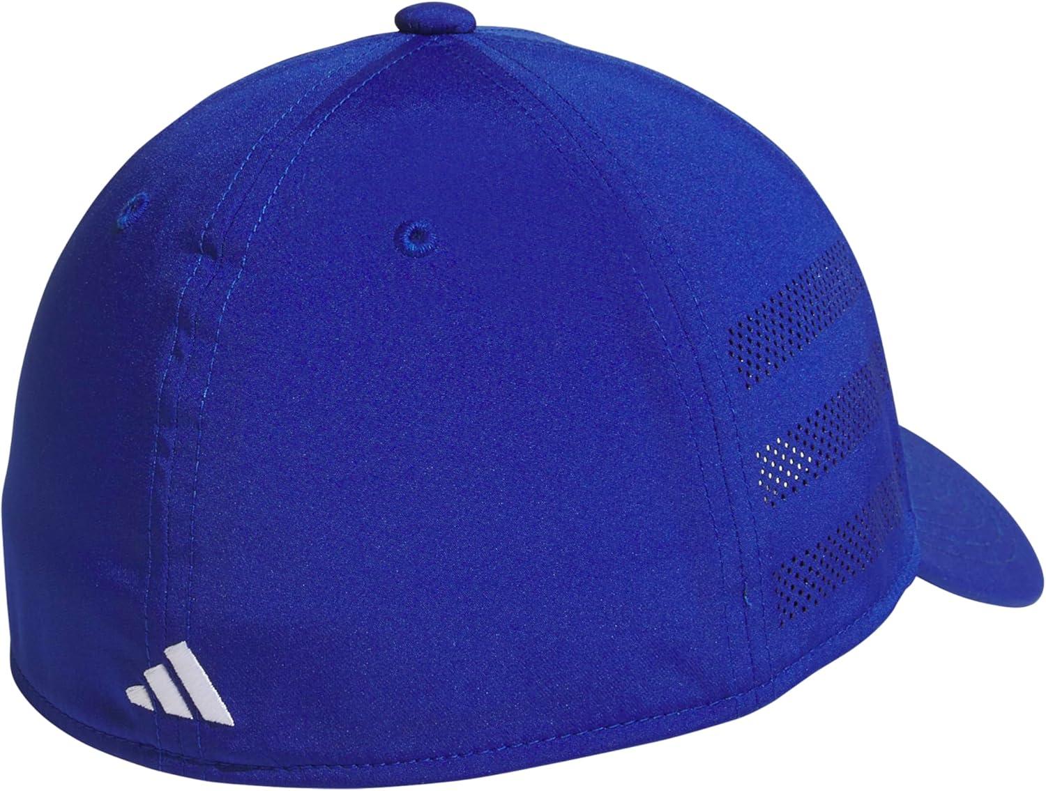 imageadidas Mens Gameday Stretch Fit Baseball CapTeam Royal BlueWhite