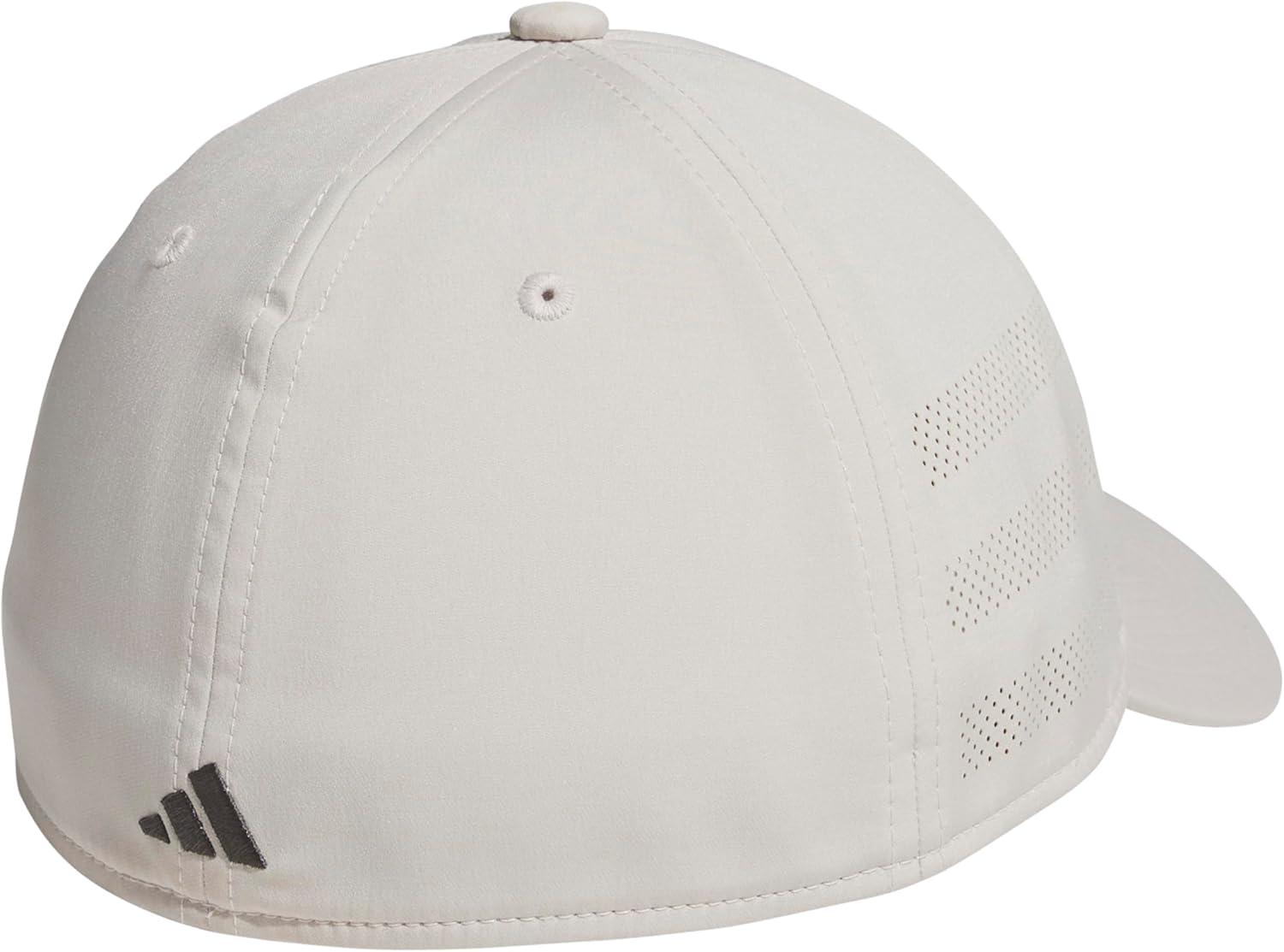 imageadidas Mens Gameday Stretch Fit Baseball CapWonder Alumina GreyGrey Six