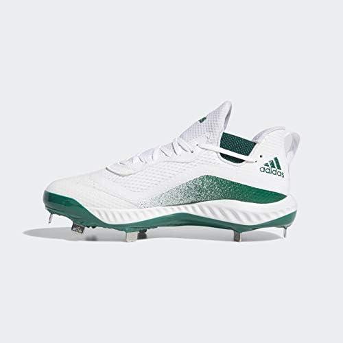 imageadidas Mens Icon V Bounce Cleats Baseball ShoeDark GreenDark GreenFtwr White