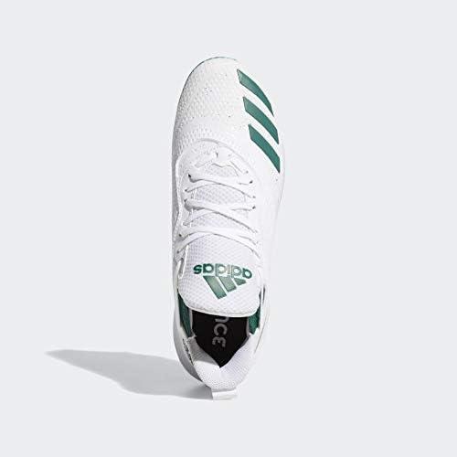 imageadidas Mens Icon V Bounce Cleats Baseball ShoeDark GreenDark GreenFtwr White