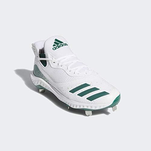 imageadidas Mens Icon V Bounce Cleats Baseball ShoeDark GreenDark GreenFtwr White