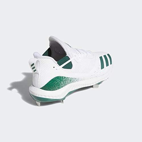 imageadidas Mens Icon V Bounce Cleats Baseball ShoeDark GreenDark GreenFtwr White