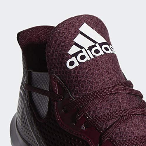 imageadidas Mens Icon V Bounce Cleats Baseball ShoeFtwr WhiteMaroonMaroon