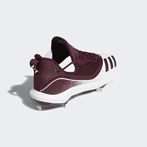 imageadidas Mens Icon V Bounce Cleats Baseball ShoeFtwr WhiteMaroonMaroon