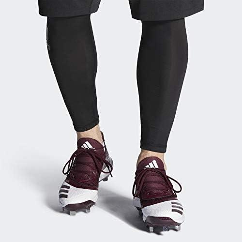 imageadidas Mens Icon V Bounce Cleats Baseball ShoeFtwr WhiteMaroonMaroon