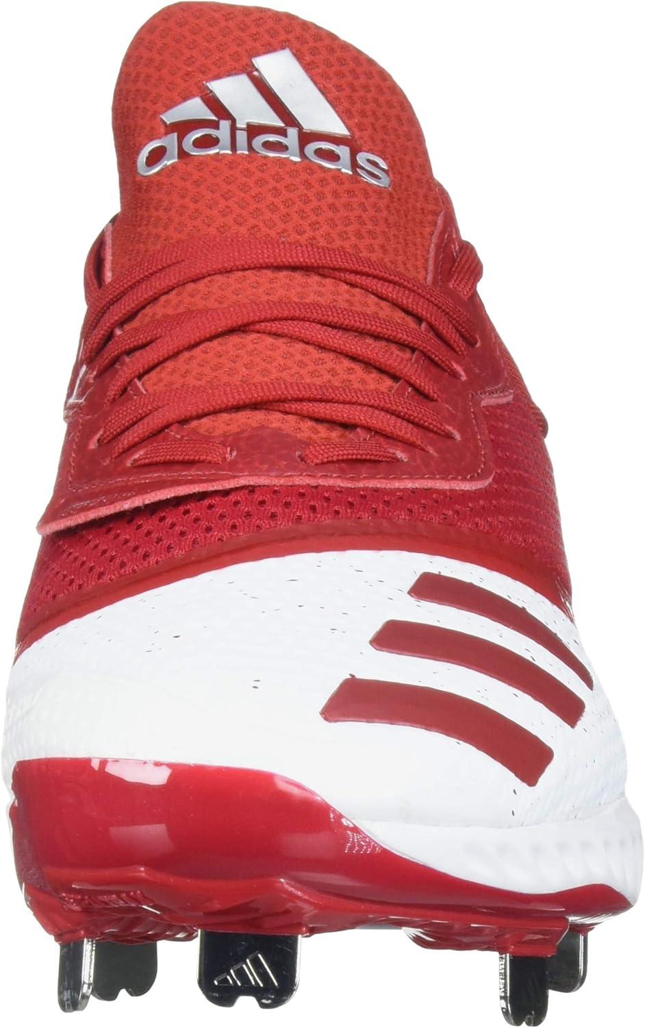 imageadidas Mens Icon V Bounce Cleats Baseball ShoePower RedPower RedFtwr White