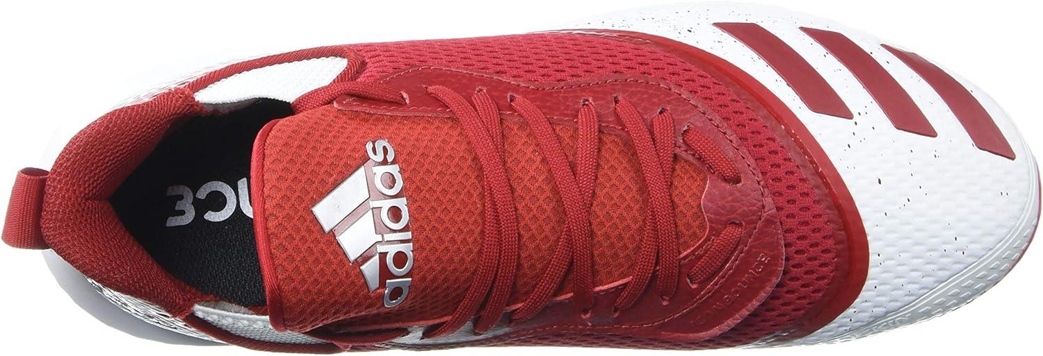 imageadidas Mens Icon V Bounce Cleats Baseball ShoePower RedPower RedFtwr White