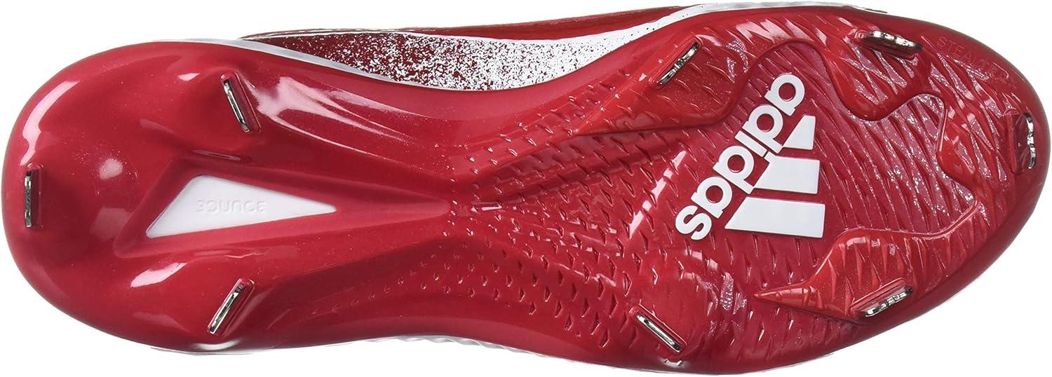 imageadidas Mens Icon V Bounce Cleats Baseball ShoePower RedPower RedFtwr White