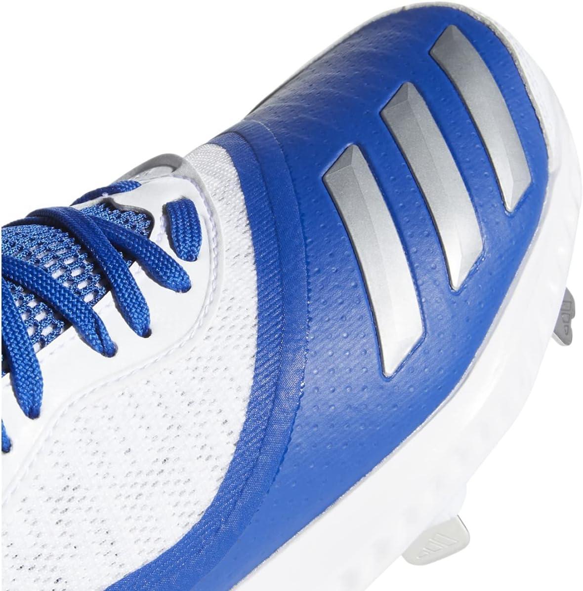 imageadidas Mens Icon V Bounce Cleats Baseball ShoeRoyal CollegiatSilver MetallicWhite