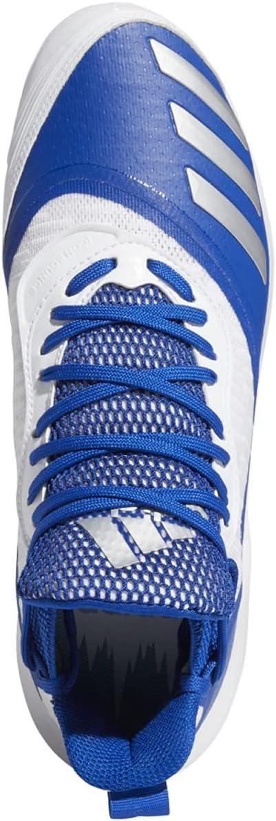 imageadidas Mens Icon V Bounce Cleats Baseball ShoeRoyal CollegiatSilver MetallicWhite