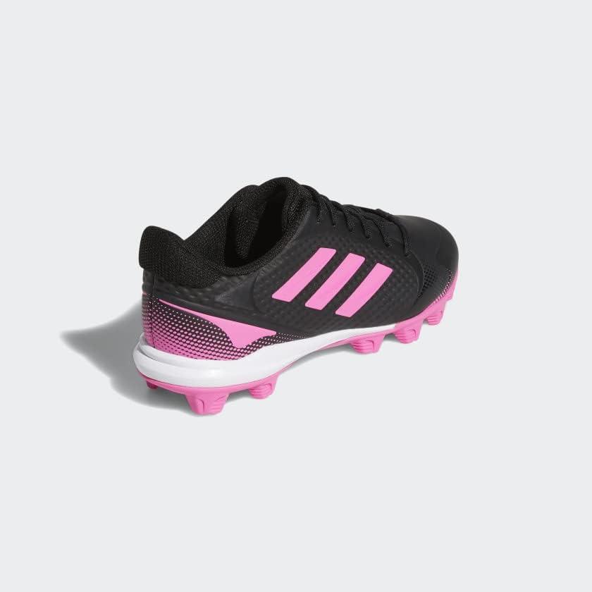imageadidas UnisexChild Purehustle 2 Md Baseball ShoeBlackScreaming PinkWhite