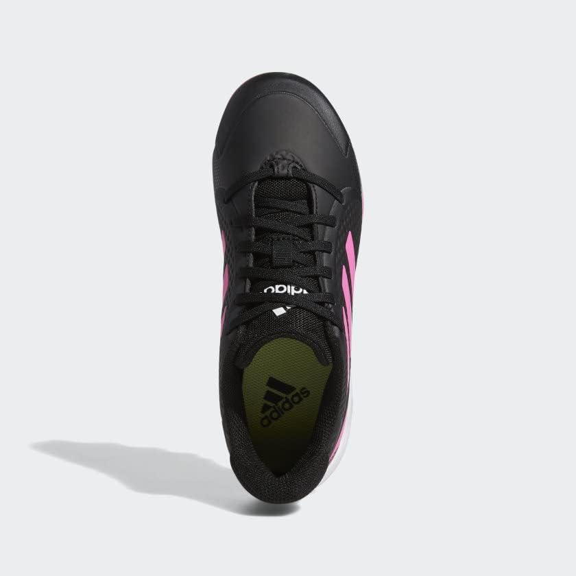 imageadidas UnisexChild Purehustle 2 Md Baseball ShoeBlackScreaming PinkWhite