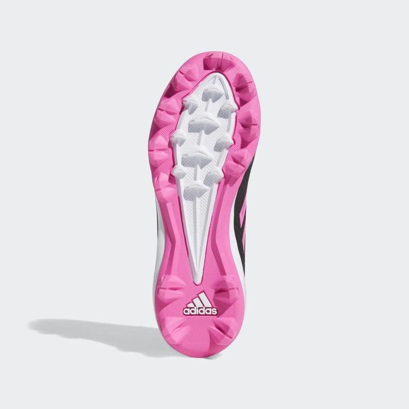 imageadidas UnisexChild Purehustle 2 Md Baseball ShoeBlackScreaming PinkWhite