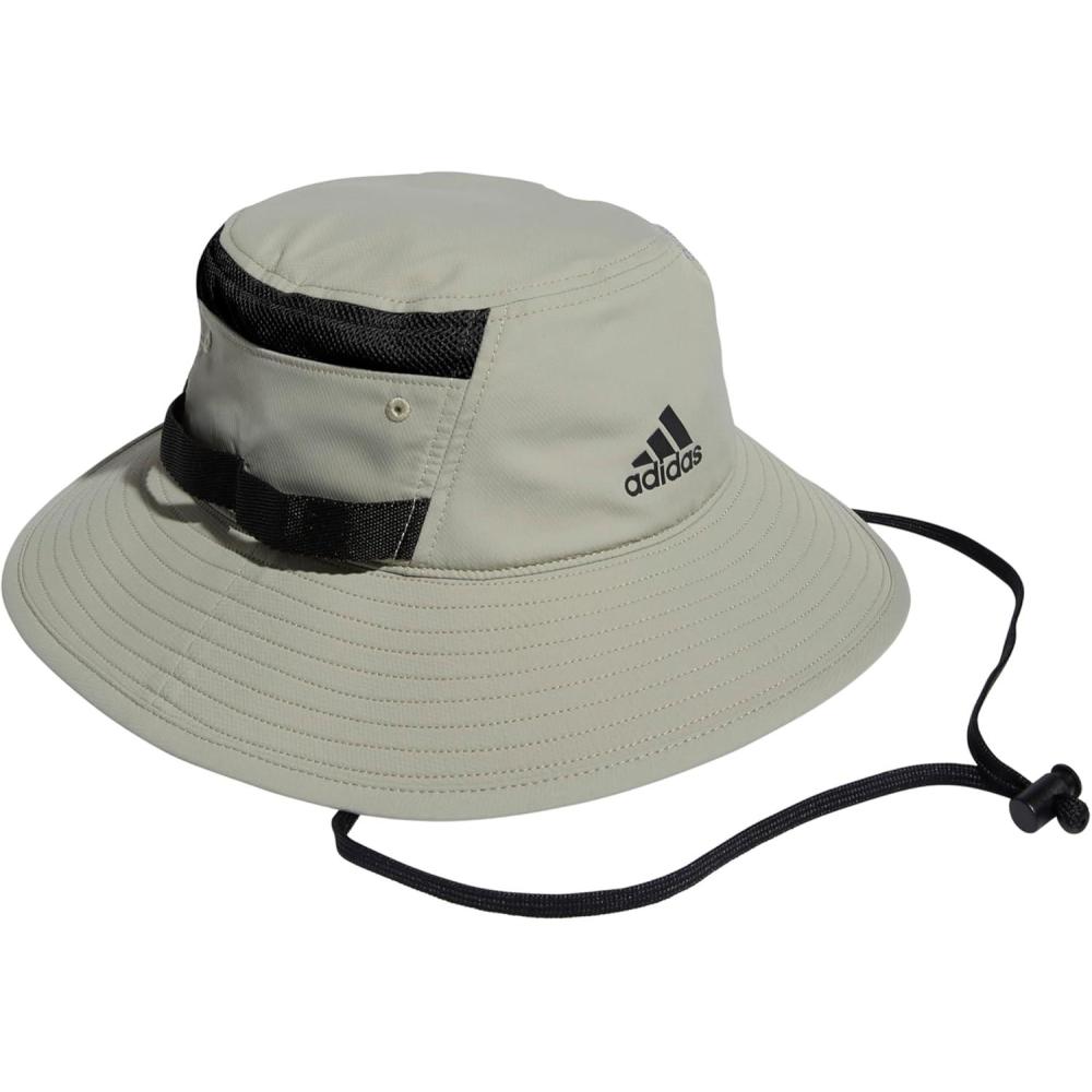 imageAdidas Mens Victory Bucket Hat for Men  Athletic Sun Cap for OutdoorsFeather GreyBlack30