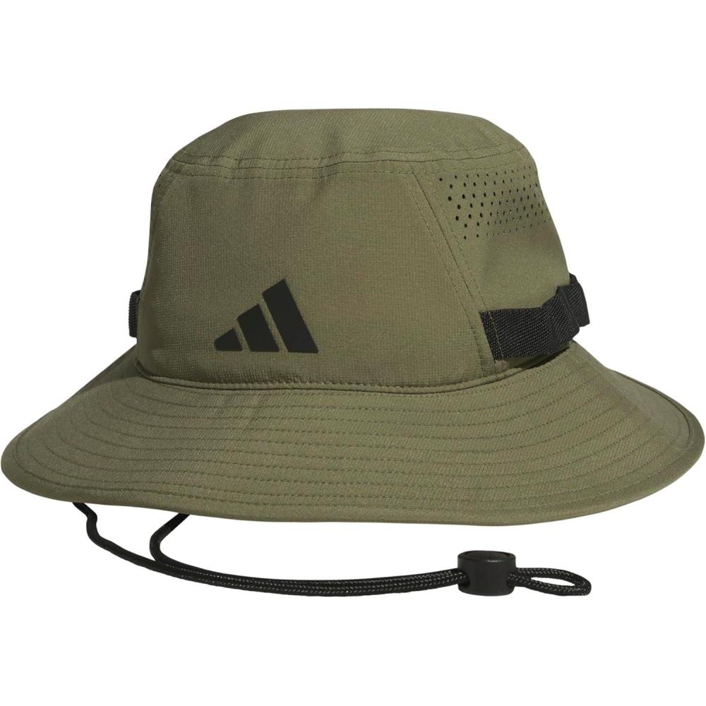 imageAdidas Mens Victory Bucket Hat for Men  Athletic Sun Cap for OutdoorsOlive Strata GreenBlack50