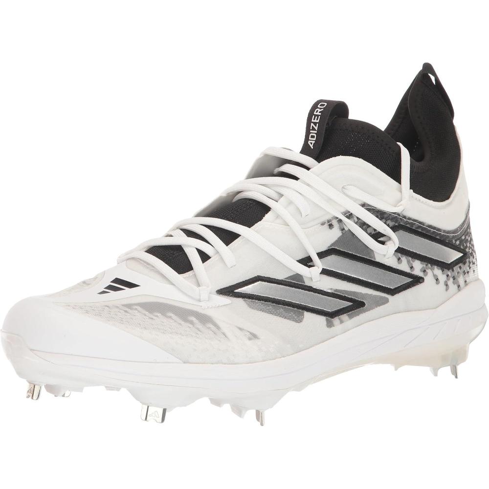 imageadidas Mens Adizero Afterburner 9 NwvCore BlackSilver MetallicWhite
