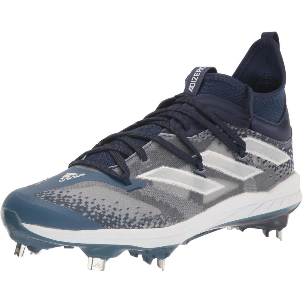 imageadidas Mens Adizero Afterburner 9 NwvTeam Navy BlueWhiteWonder Steel