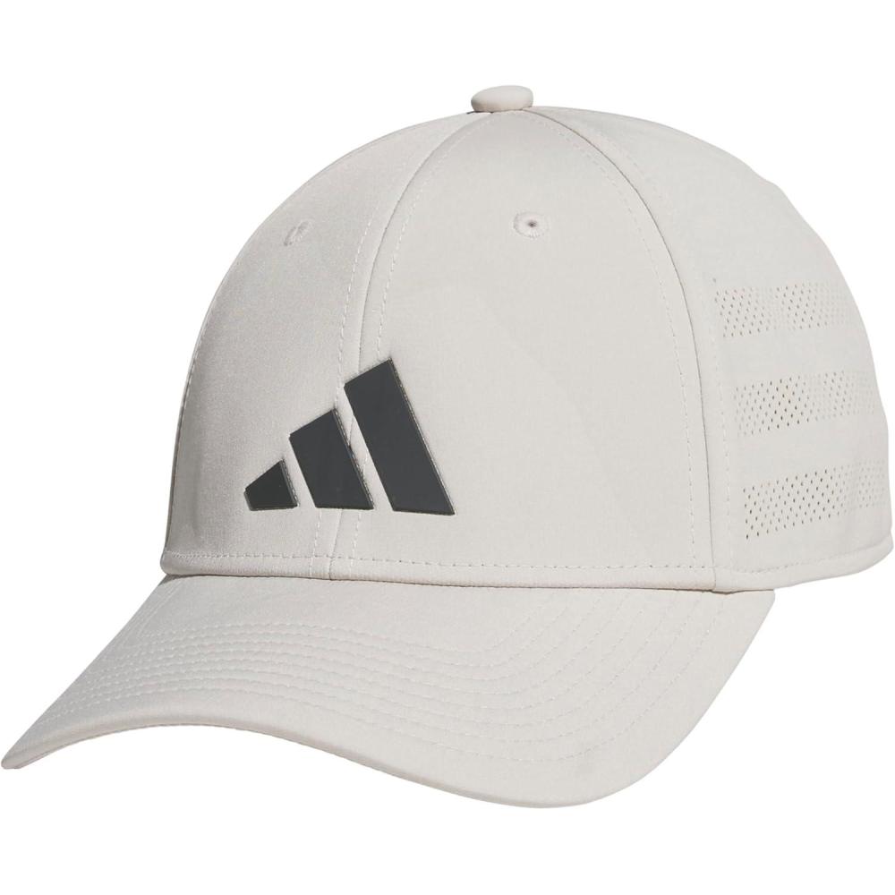 imageadidas Mens Gameday Stretch Fit Baseball CapWonder Alumina GreyGrey Six