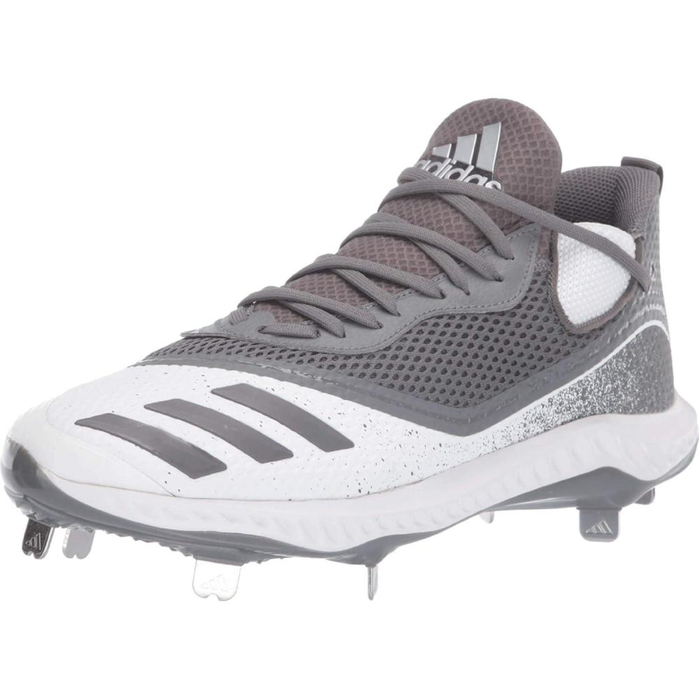 imageadidas Mens Icon V Bounce Cleats Baseball ShoeGreyGreyFtwr White