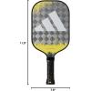 imageAdidas Adipower Pickleball Paddle 24k Aluminized Carbon3k Carbon SurfaceClassic Multilayer ConstructionHD Polypropylene Honeycomb CoreFeaturing SpinbladeUSAPA Approved2023 Adipower ATTK Lime
