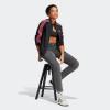 imageadidas Essentials WarmUp Tricot Slim 3Stripes Track Jacket Plus Size WomensBlackPulse Magenta