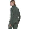 imageadidas Essentials WarmUp Tricot Slim 3Stripes Track Jacket Plus Size WomensGreen OxideWhite