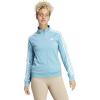 imageadidas Essentials WarmUp Tricot Slim 3Stripes Track Jacket Plus Size WomensPreloved BlueWhite