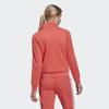 imageadidas Essentials WarmUp Tricot Slim 3Stripes Track Jacket Plus Size WomensSemi TurboWhite
