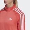 imageadidas Essentials WarmUp Tricot Slim 3Stripes Track Jacket Plus Size WomensSemi TurboWhite