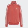 imageadidas Essentials WarmUp Tricot Slim 3Stripes Track Jacket Plus Size WomensSemi TurboWhite