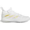 imageadidas Mens Adizero Afterburner 9 Nwv Turf SneakerWhiteGold MetallicWhite