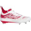 imageadidas Mens Adizero Afterburner 9 NwvTeam Power RedSilver MetallicWhite