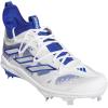 imageadidas Mens Adizero Afterburner 9 NwvTeam Royal BlueSilver MetallicWhite