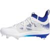 imageadidas Mens Adizero Afterburner 9 NwvTeam Royal BlueSilver MetallicWhite