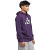 imageadidas Mens Big Logo Graphic HoodieAurora Plum