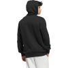 imageadidas Mens Big Logo Graphic HoodieBlackWhite