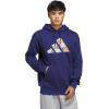 imageadidas Mens Big Logo Graphic HoodieDark Blue