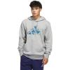 imageadidas Mens Big Logo Graphic HoodieMedium Grey Heather