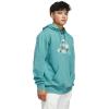 imageadidas Mens Big Logo Graphic HoodiePowder Teal