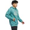 imageadidas Mens Big Logo Graphic HoodiePowder TealGrey